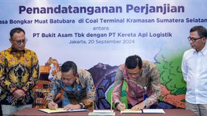 PTBA Signs Coal Unloading Services Cooperation With PT KAI Logistics