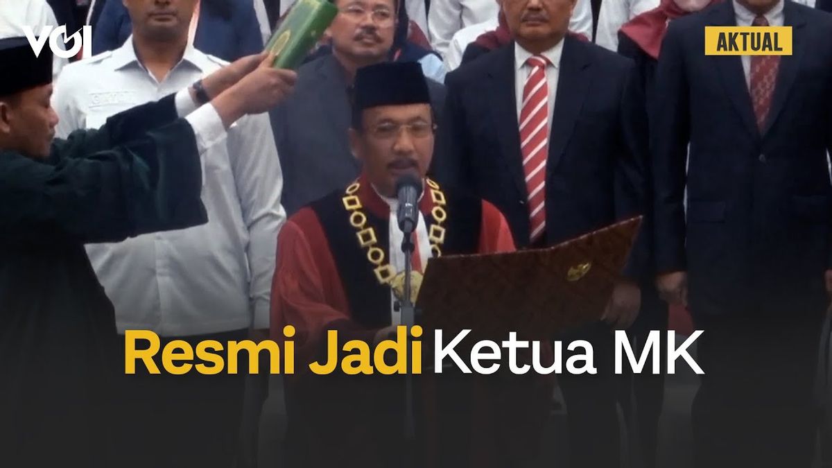 VIDEO: Gantikan Anwar Usman, Suhartoyo Resmi Dilantik Jadi Ketua MK