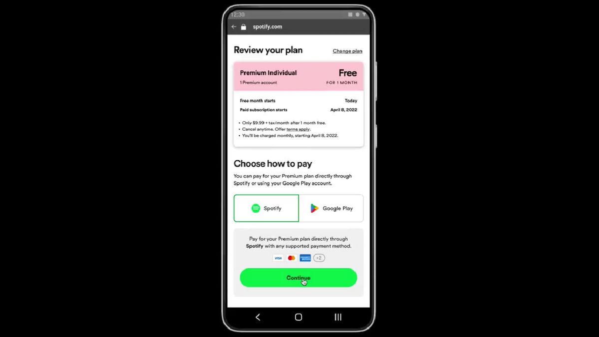 Spotify dan Google Mulai Meluncurkan Penagihan Pilihan Pengguna