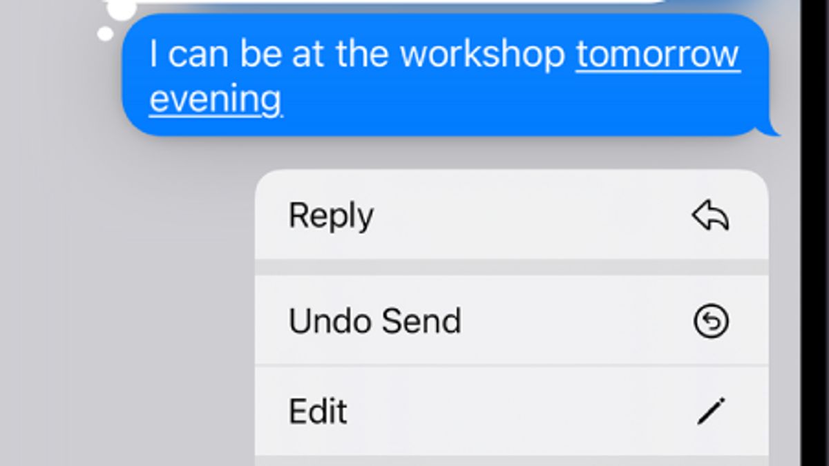 iMessage iPhoneで送信されたメッセージをキャンセルして編集する方法は次のとおりです