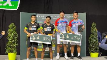 Good News From Indonesian Badminton, Pram/Yeremia Men's Doubles Win The Title In Belgium
