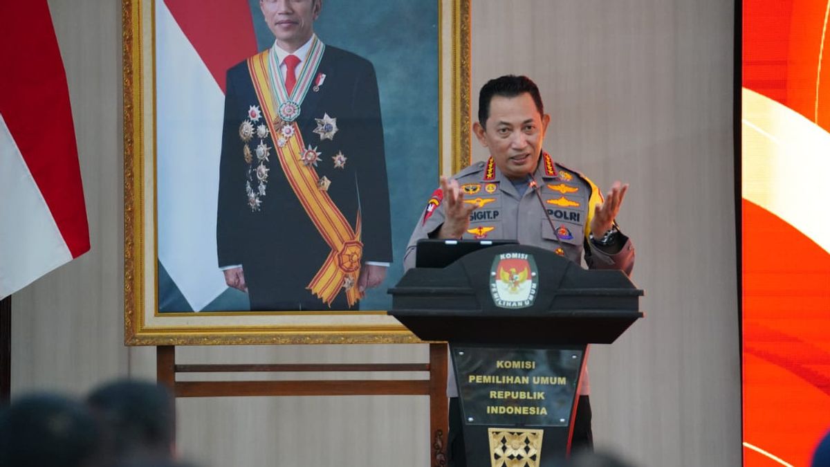 MoU Technology With The KPU On The 2024 General Elections, Chief Of Police: Keep Unity-Unity