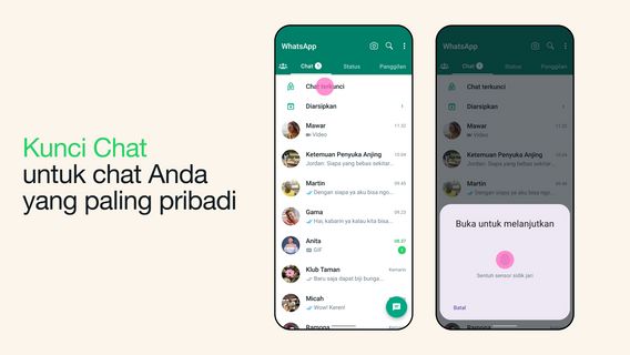 WhatsApp Tambahkan Fitur Perindungan Ekstra yang dapat Kunci Obrolan Rahasia Anda