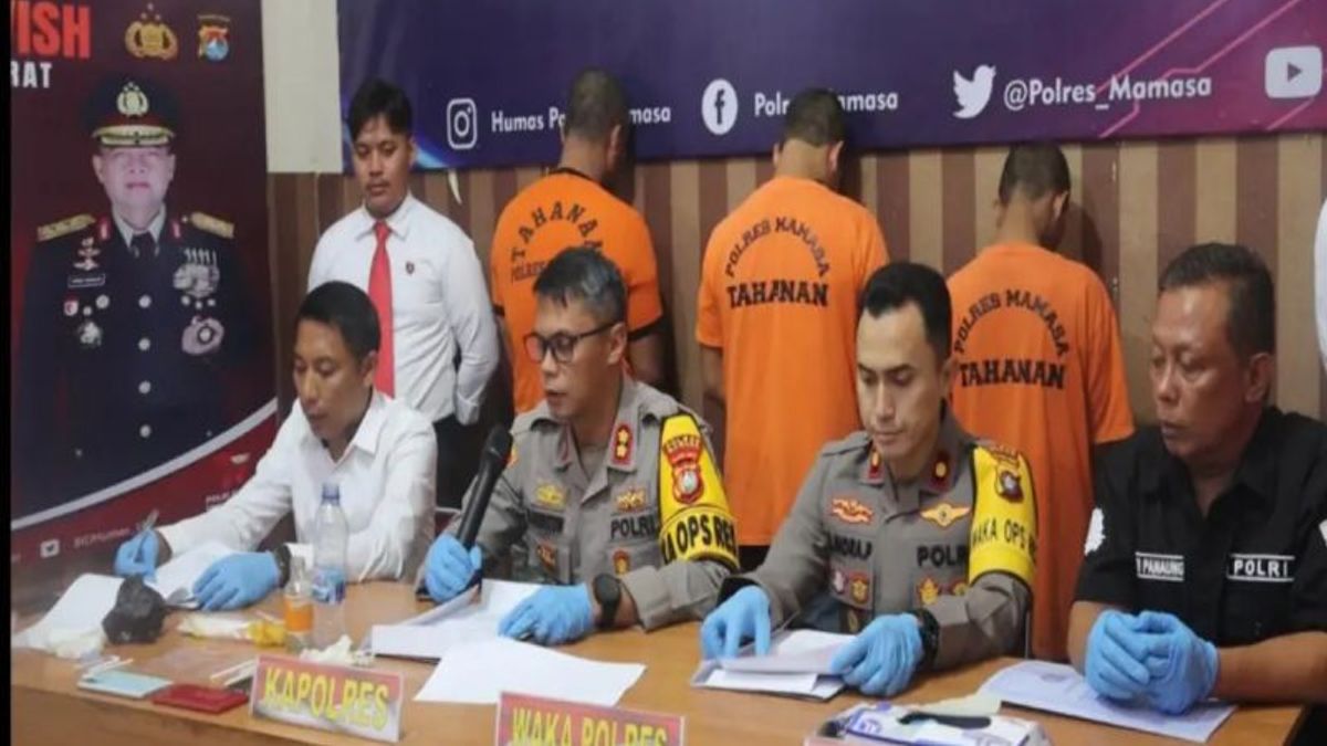 Police Arrest Methamphetamine Distribution Dealer At West Sulawesi Night Entertainment Places