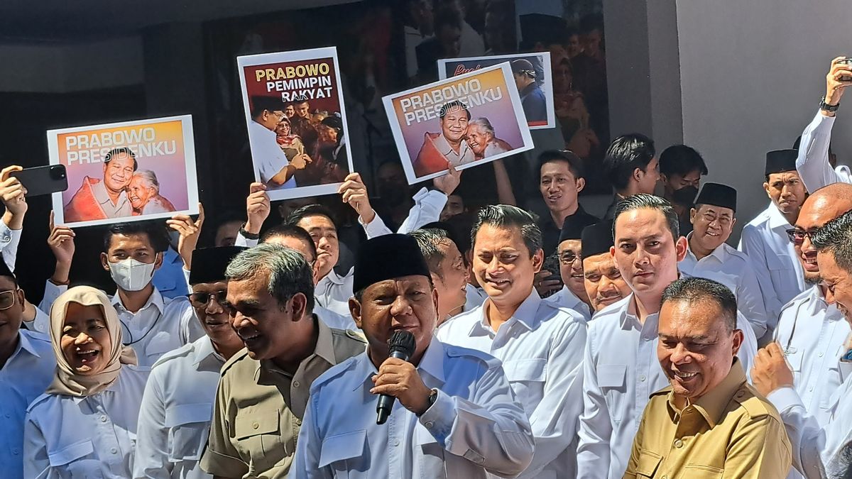 Berdua dengan Jokowi di Istana, Prabowo: Konfidensial, Apalagi Pertemuan Presiden dengan Menhan