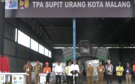 Presiden Jokowi Resmikan TPA Supit Urang Malang dan TPA Jabon Sidoarjo yang Dikerjakan PTPP