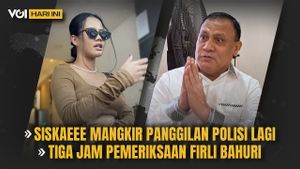 VIDEO VOI Hari Ini: Siskaeee Mangkir Panggilan Polisi Lagi, Firli Bahuri Diperiksa 3 Jam