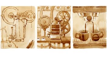 The Creator Of The Espresso Machine, Angelo Morindo Becomes A Doodle Character Today, Check Out The History Of The World's First Espresso Machine