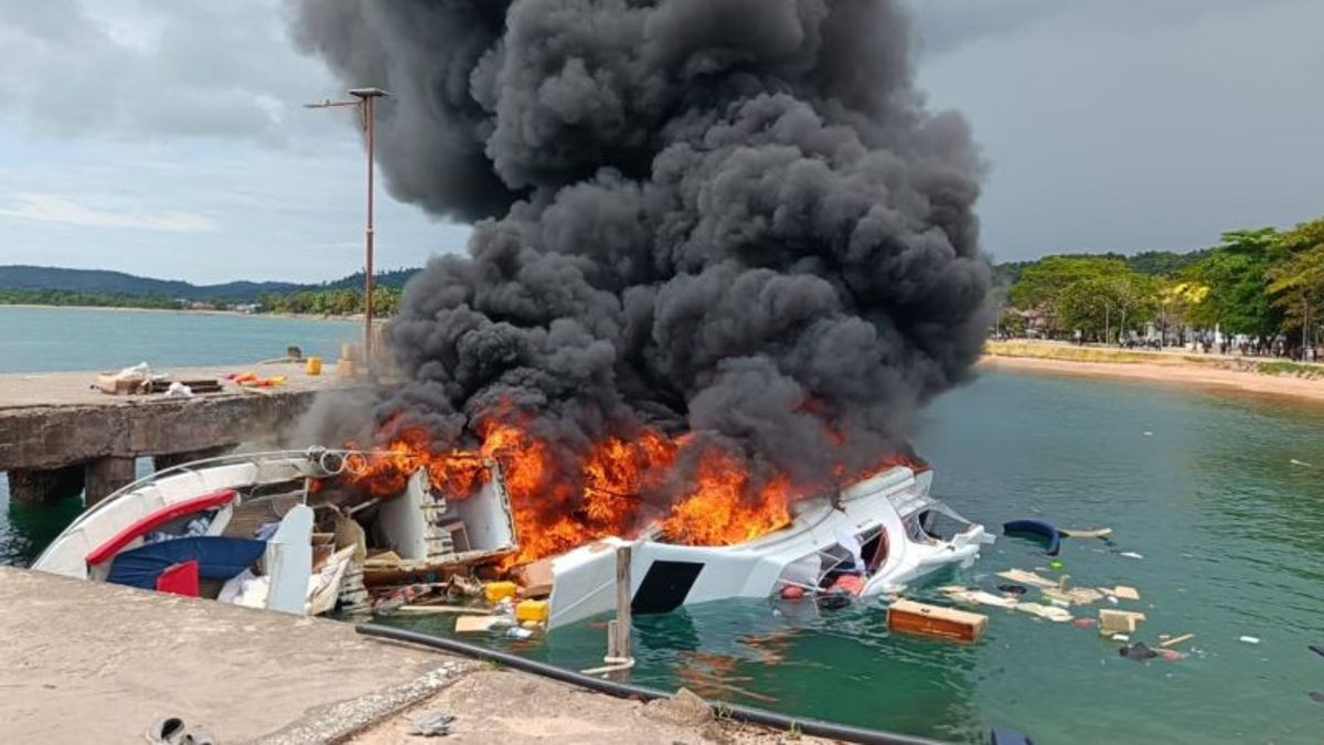 According To Chronology, The Police Make Sure There Is No Sabotage Of Ship Fire That Killed Cagub Benny Laos