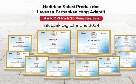 Bank DKI Raih 10 Penghargaan Infobank Digital Brand 2024