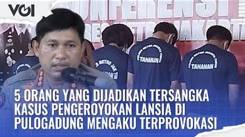 VIDEO: Polisi Tetapkan Lima Tersangka Pengeroyokan Lansia di Pulogadung