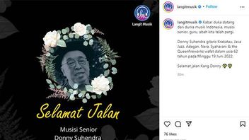 Sad News, Krakatau Band Founder Donny Suhendra Dies