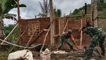 KSAD Dudung进行干预，帮助建造Rejang Lebong居民拥有的宜居房屋