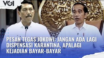 VIDEO: Jokowi's Strict Message: No More Quarantine Dispensations, Especially Payments