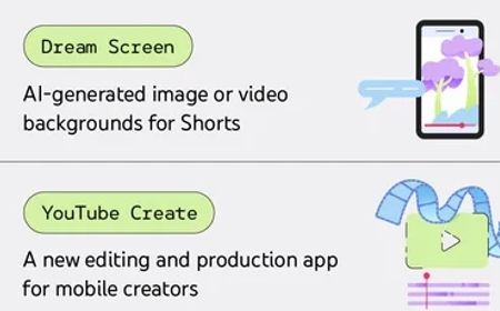 Fitur Dream Screen di YouTube Shorts Kini Bisa Buat Background Video dengan AI