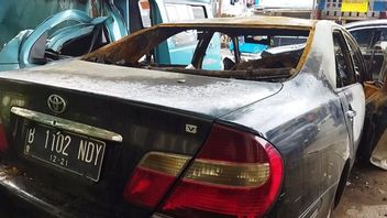 Police Will Contact The Family Of The Late PSI Cadre, To Take Care Of The Camry Sedan That Caught Fire With The Son Of The Governor Of Kaltara Zainal Paliwang