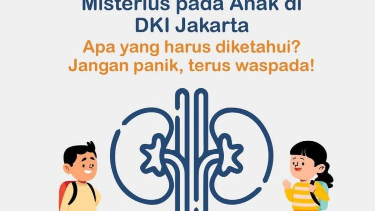 Dinkes Catat 25 Anak di Jakarta Meninggal Akibat Gangguan Ginjal Akut Misterius Selama 2022