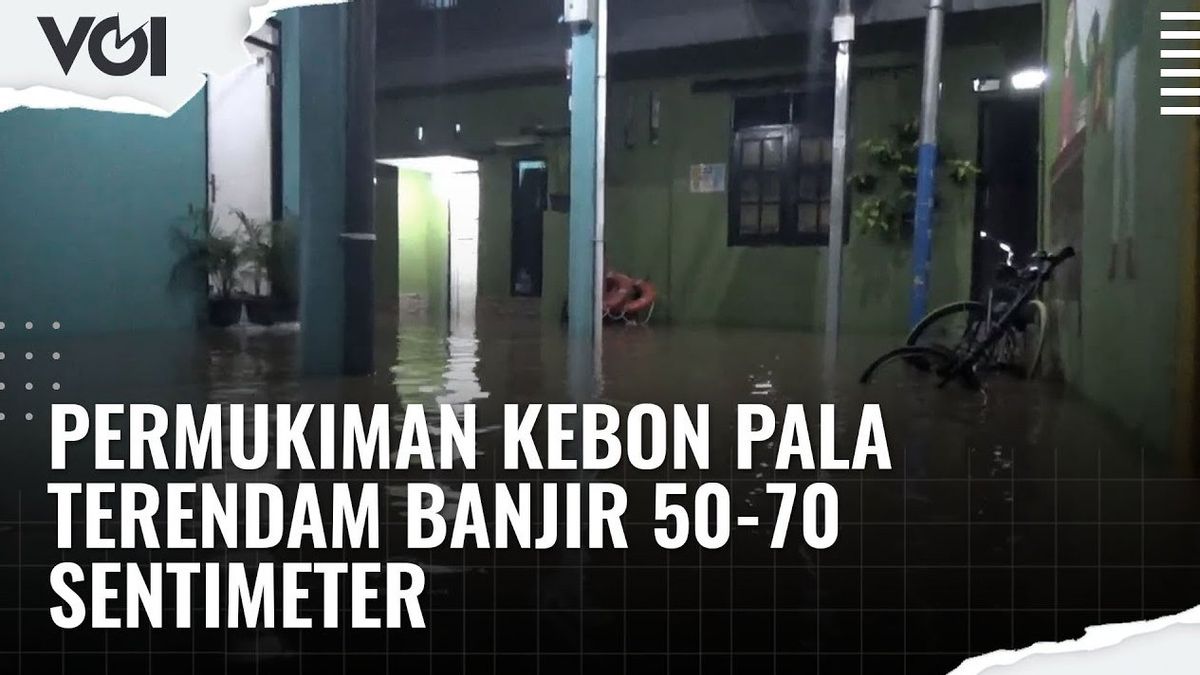 VIDEO: Flood Of Shipments, This Is The Condition Of Settlement In Kebon Pala, East Jakarta
