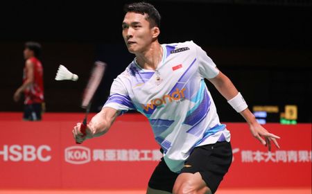 Kumamoto Jepang Masters 2024: Jonatan Christie Melaju Mulus