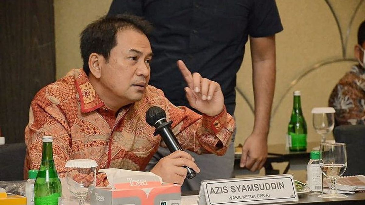 Vice-président De La Chambre Des Représentants Azis Syamsuddin Appelé KPK Related Brokers Case Investigators