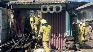 Gara-gara Mati Listrik, Bengkel Kopling Mobil di Rorotan Cilincing Ludes Terbakar