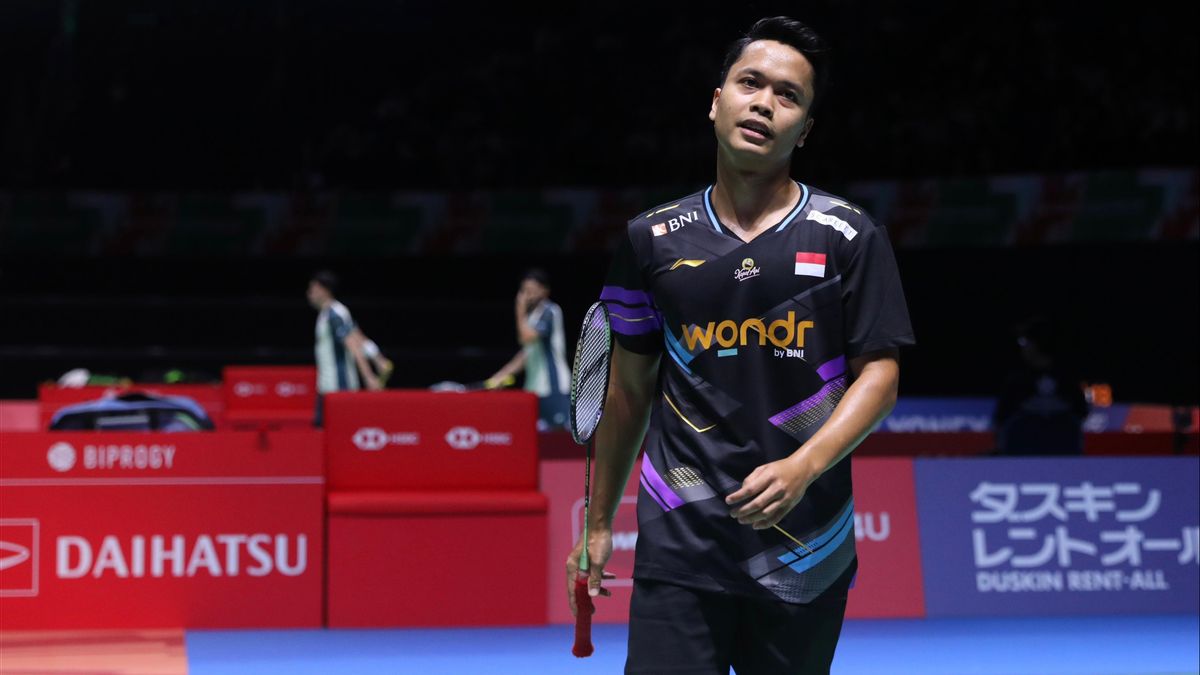 Ginting donne une explication sur les blessures lors de l’Open du Japon 2024