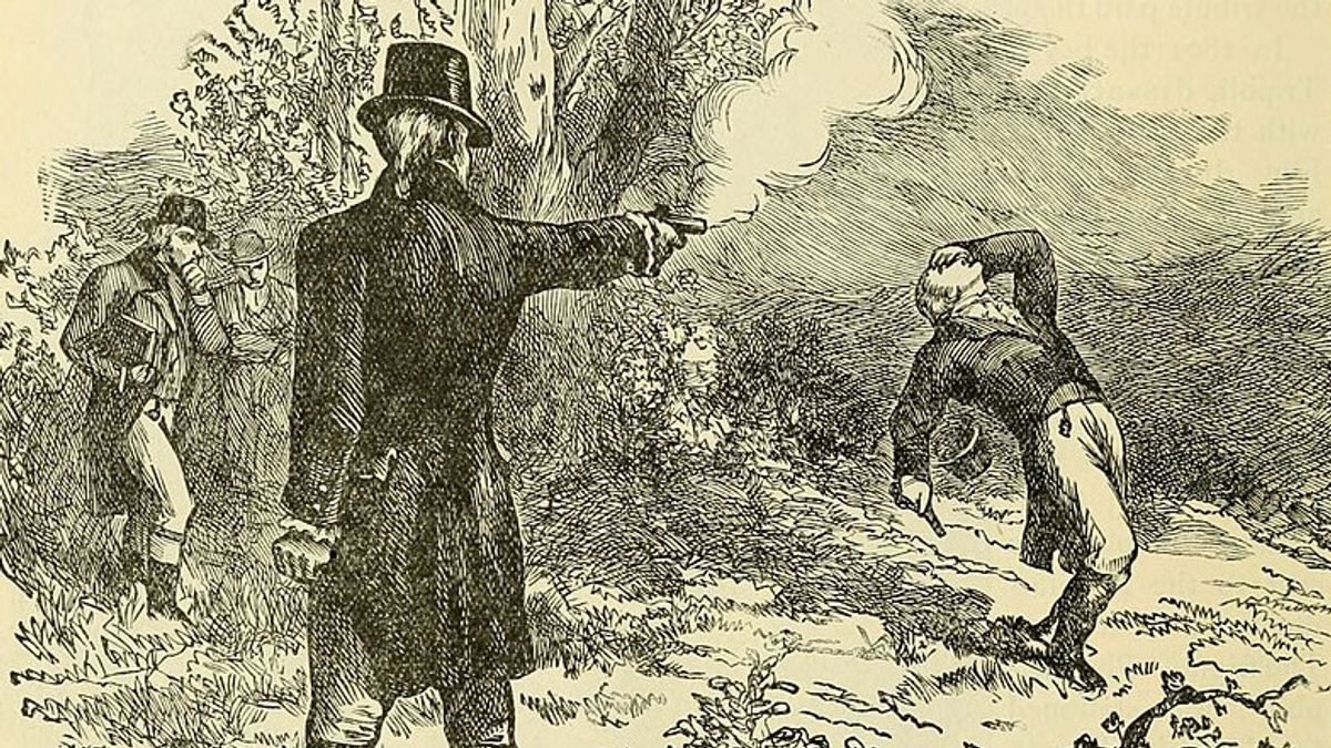 Duel Bersejarah Perebutan Kehormatan di AS antara Aaron Burr dan Alexander Hamilton