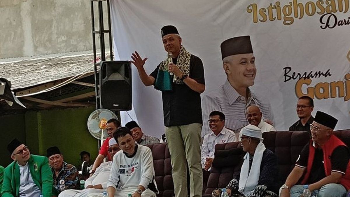 没有“Cebong-Kampret”,Ganjar Puji Demokrasi Quality of the 2024年总统大选