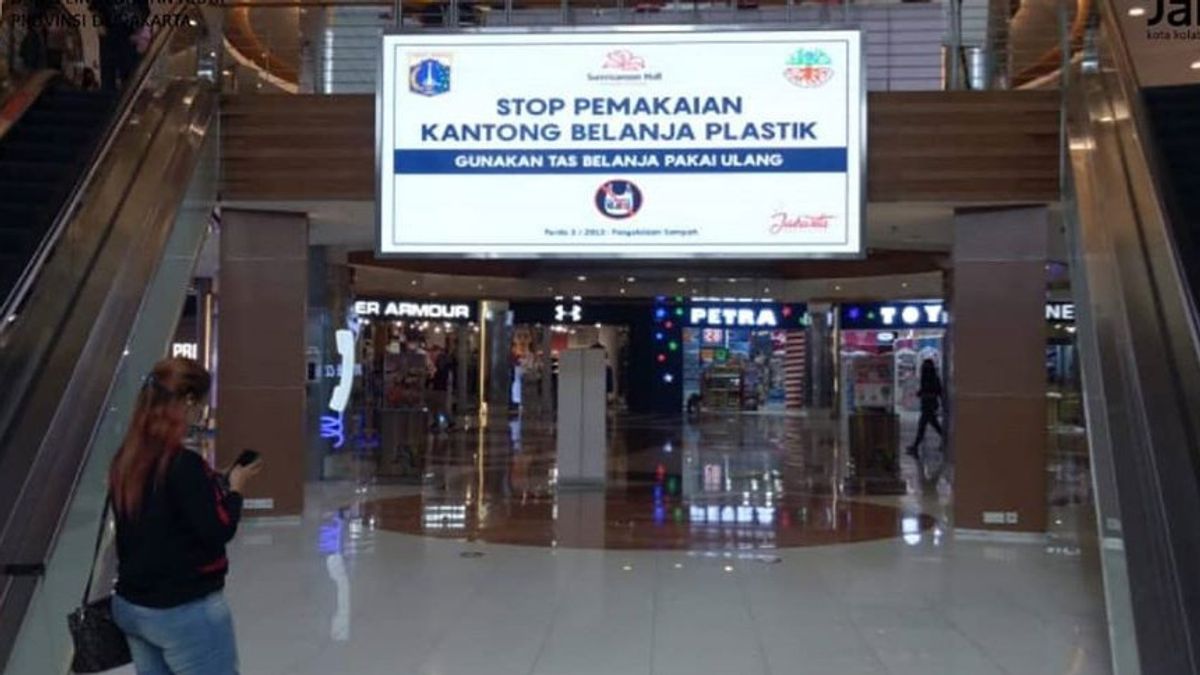 ジャカルタでの使い捨てのビニール袋の禁止が明日発効したことを覚えておいてください