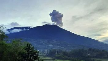 Selama 3 Menit, Gunung Marapi Lontarkan Erupsi Setinggi 1 Kilometer