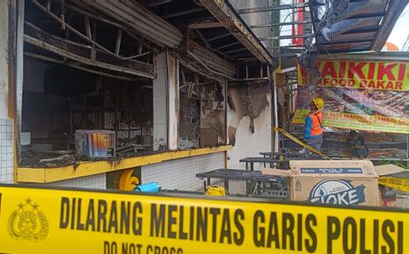 Damkar Tangsel Terkendala Macet saat Ingin Padamkan Api di Crisbar Ciputat