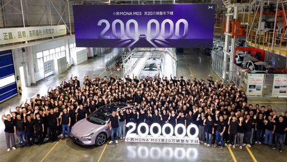 X Rayakan Production 200,000 Popular Electric Sedan Units