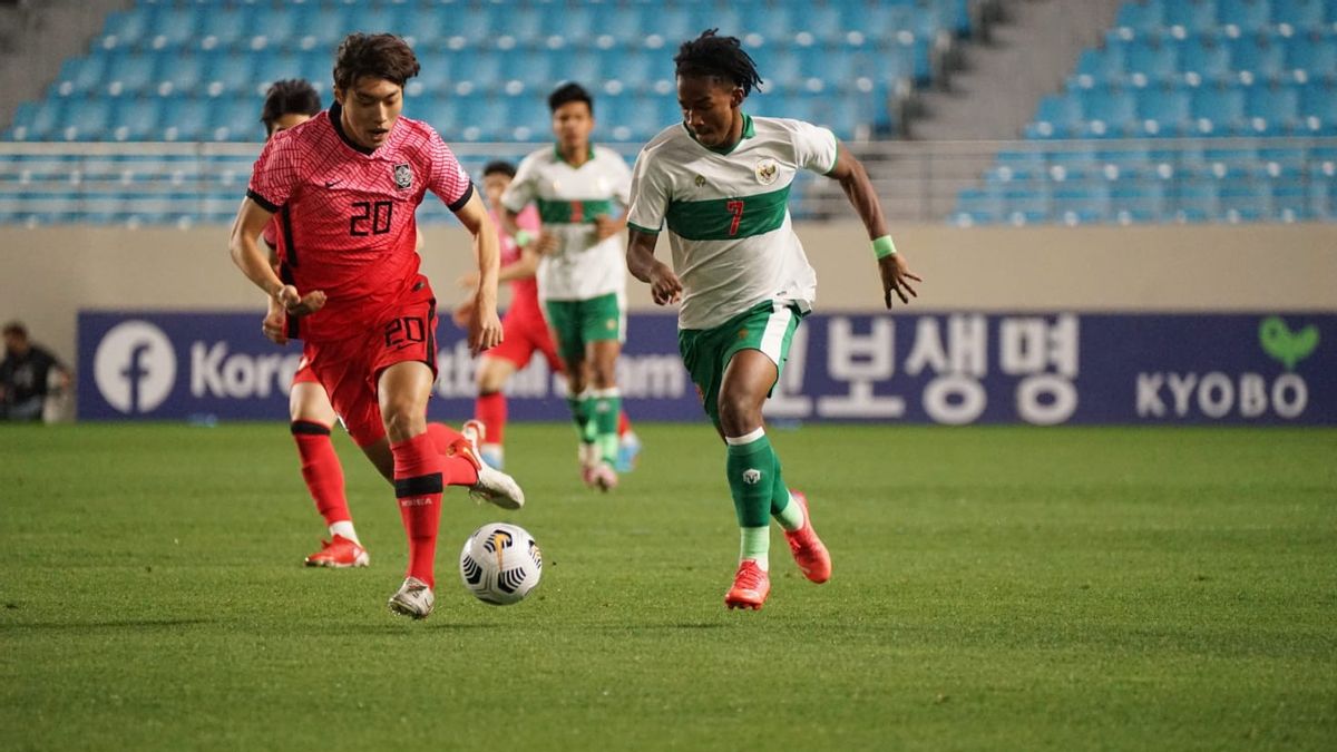 The U-19 Indonesian National Team Again Crushed By South Korea, Shin Tae-Yong: I Want To Give Applause To The Players