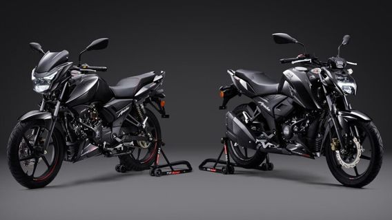 TVS Perkenalkan Versi Black Edition Dua Model Seri Apache, Tampil Sporty dan Tonjolkan Sisi Estetika