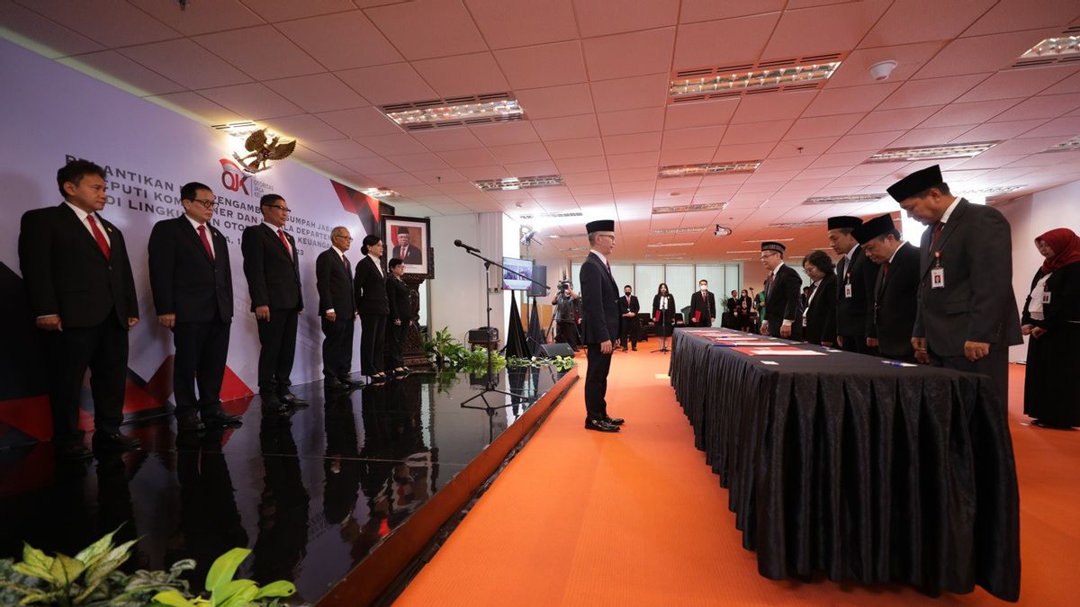 The Inauguration Of 16 OJK Satker Leaders Is Expected To Strengthen The Function Of Financial Sector Supervision