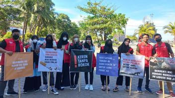 Peringati Hari Tembakau Sedunia, Duta Siswa KTR Makassar Suarakan Dampak Bahaya Rokok
