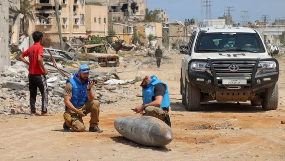 Bom-bom Israel Belum Meledak Berserakan di Gaza, Pemulihan Terancam Lama