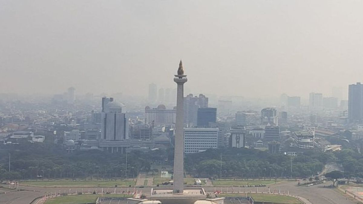 La qualité de l’air de Jakarta n’est pas saine samedi matin, conseillée de moins d’activités en plein air