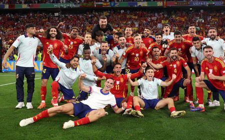 Final Euro 2024 Spanyol Ingin Pecahkan Rekor, Inggris Incar Sejarah Perdana