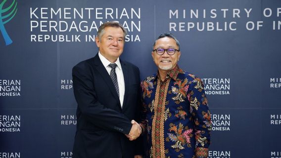 لقاء وزير أوراسيا ، وزير التجارة زولهاس يناقش تسريع تسوية مفاوضات اتفاقية التجارة الحرة بين إندونيسيا والاتحاد الاقتصادي الأوراسي