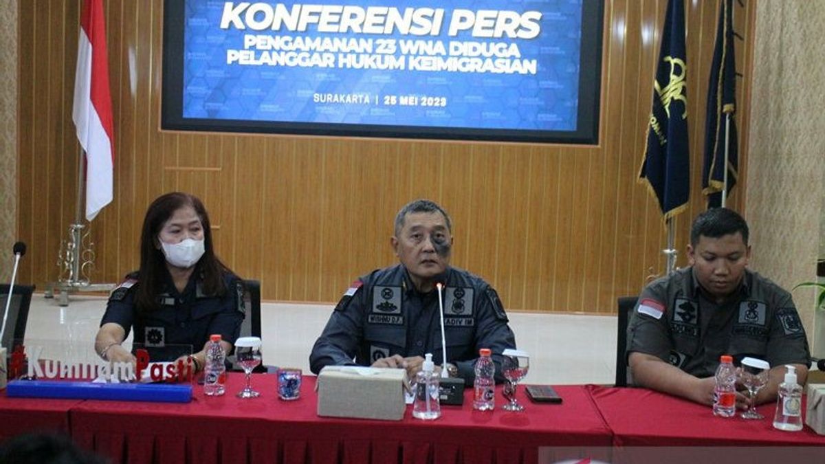 Imigrasi Surakarta Amankan 23 WNA Tanpa Dokumen di Karanganyar
