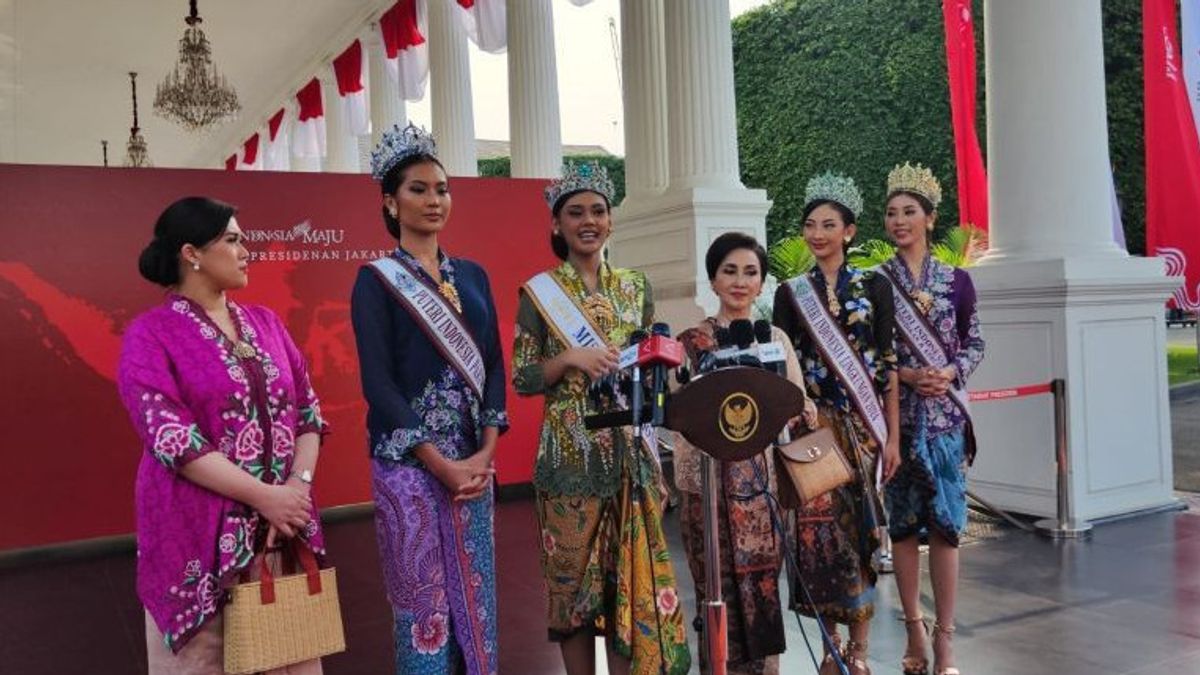 Acceptant Miss Supranational 2024 au palais, Jokowi demande de participer aux activités du G20