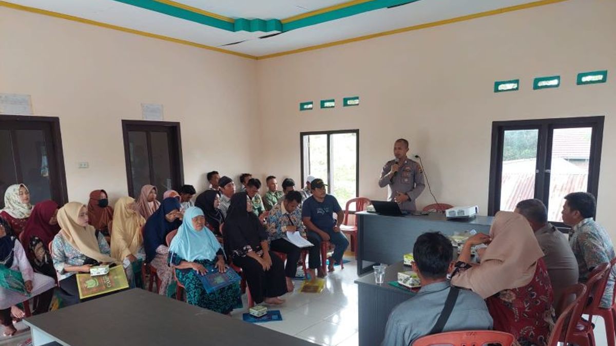 Anticipating Crime, Police Embrace West Bangka, Bangka Belitung Residents