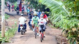 Bersepeda di Bintaro, Rahayu Saraswati: Banyak Jalanan Tangsel yang Harus Diperbaiki