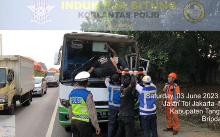 Minbus Kecelakaan di Tol Jakarta-Tangerang, Satu WN China Tewas