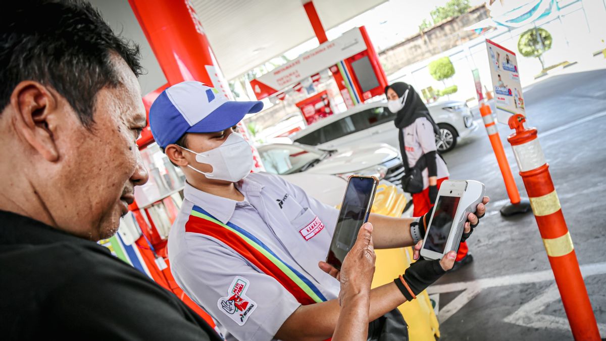 Bienvenue pour le 79e anniversaire, MyPertamina titre promotionnel allant du Voucher au cashback