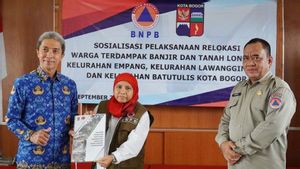 BNPB Sosialisasi Relokasi 40 KK Warga Terdampak Banjir Bogor Selatan