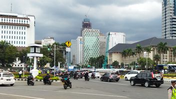 La démonstration des résultats de l’élection présidentielle de 2024 à la statue de cheval s’est terminée, Jalan Medan Merdeka Selatan direction du rond-point HI est ouverte