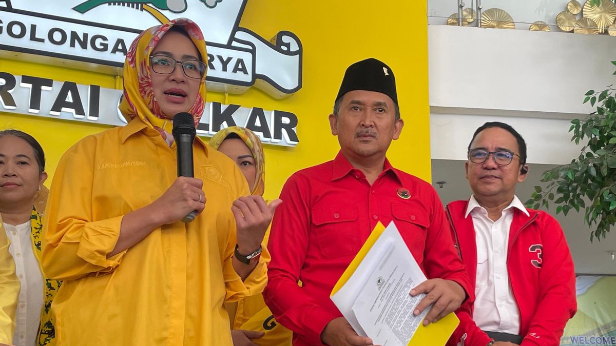 Finally Carried By Golkar, Airin Remembers Megawati's Message: Being A Woman Must Be Strong