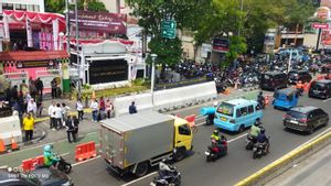 Paslon Cagub Cawagub Datangi KPU DKI, Dua Ruas Jalan Salemba Raya Terlihat Lancar